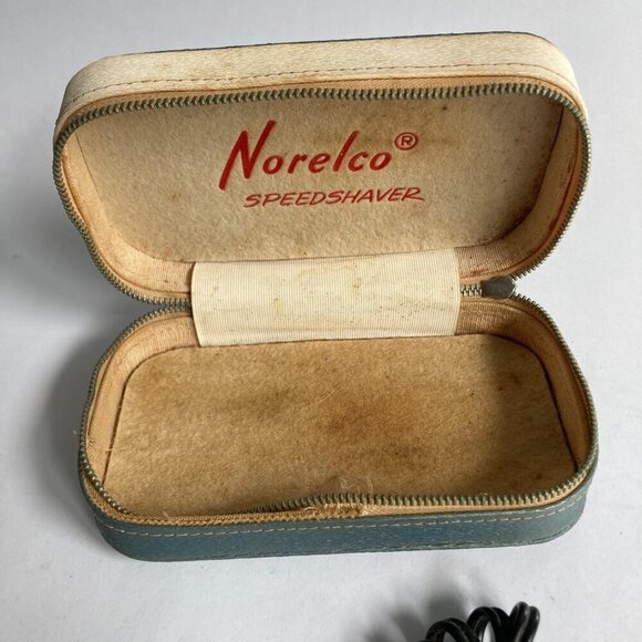 Vintage Norelco Speedshaver Electric Razor Shaver w/Case FOR PARTS OR REPAIR - Picture 5 of 7